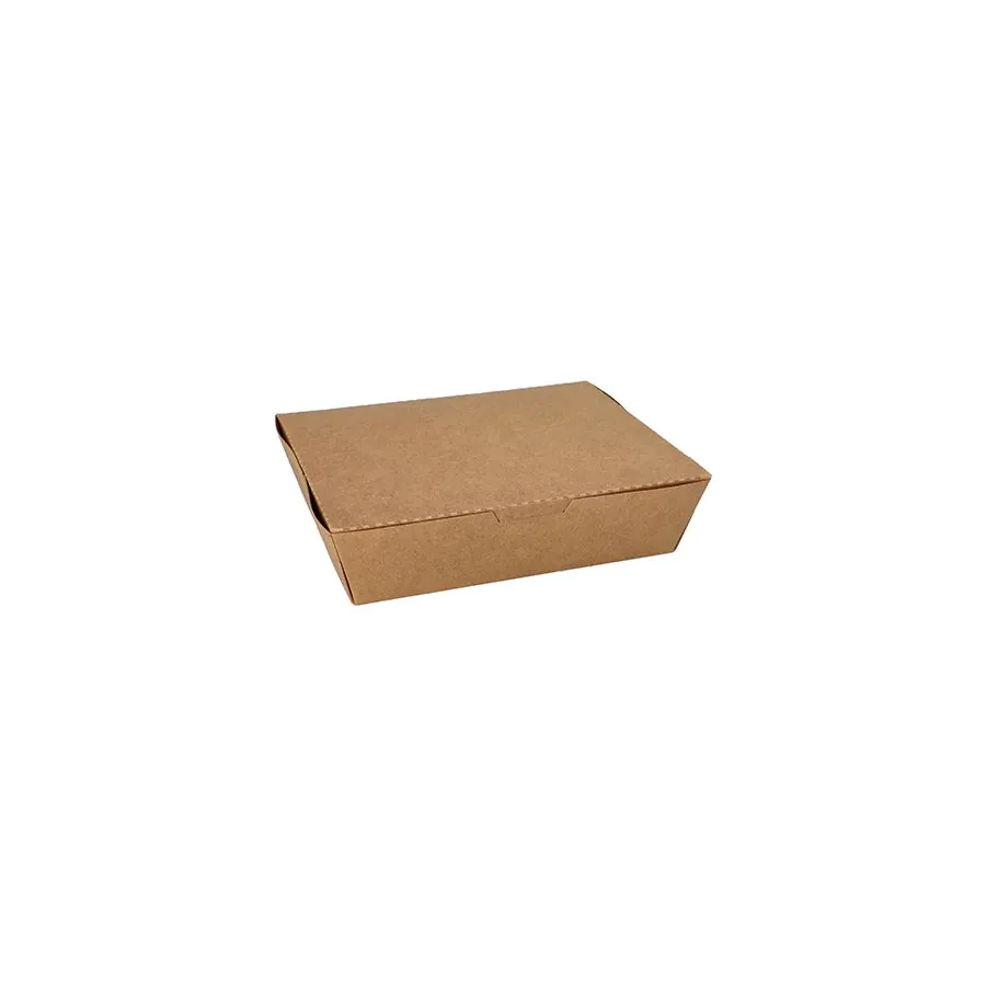 Lunchboxen aus Pappe, 3-geteilt, gesamt 600 ml, 5 cm x 17,2 x 21 cm  - Bild 3