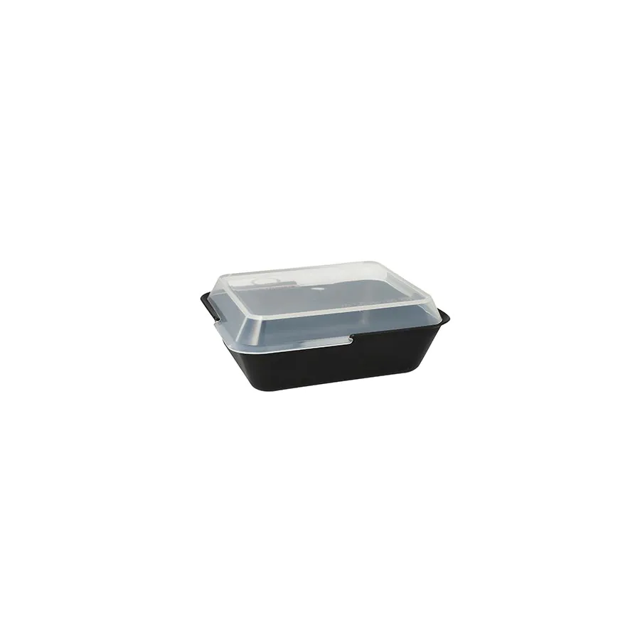 Mehrweg-Foodboxen 15,6 x 11,7 x 4,7 cm schwarz - Bild 3