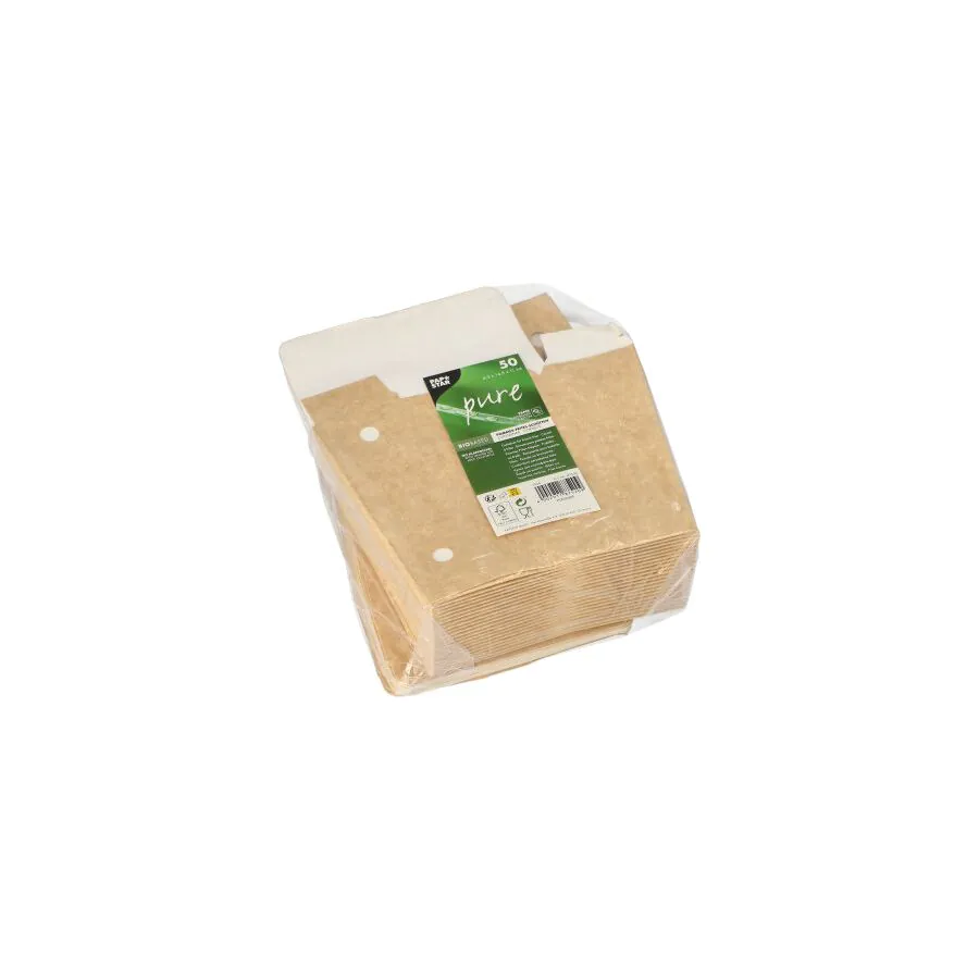 Pommes Schütte, Pappe "pure" 1200 ml mit Klappdeckel - Bild 2