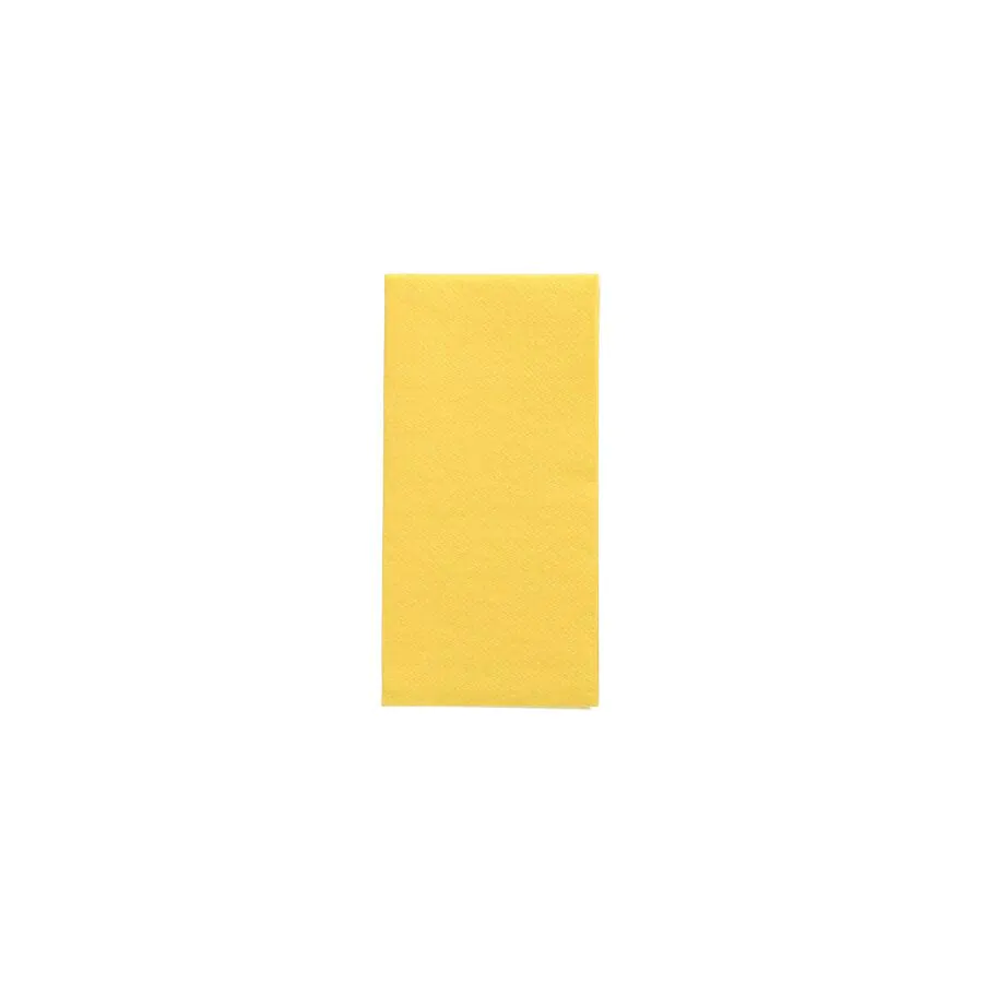 Servietten "DAILY Collection" 1/8-Falz 32 x 32 cm gelb - Bild 2