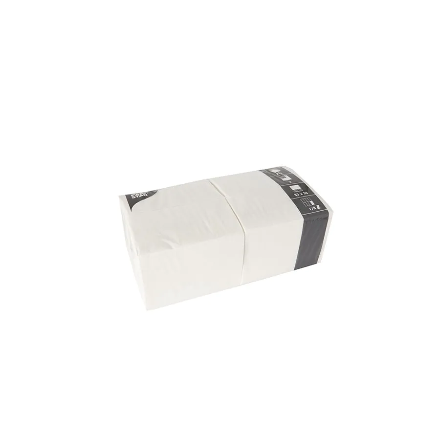 Servietten, weiss 3-lagig 1/8-Falz 33 x 33 cm - Bild 1 Servietten, weiss 3-lagig 1/8-Falz 33 x 33 cm - Bild 1