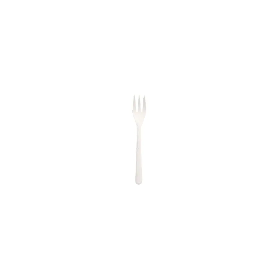 Snackgabeln Bio-PP (Mehrweg)13 cm, weiss, extra stabil - Bild 1 Snackgabeln Bio-PP (Mehrweg)13 cm, weiss, extra stabil - Bild 1