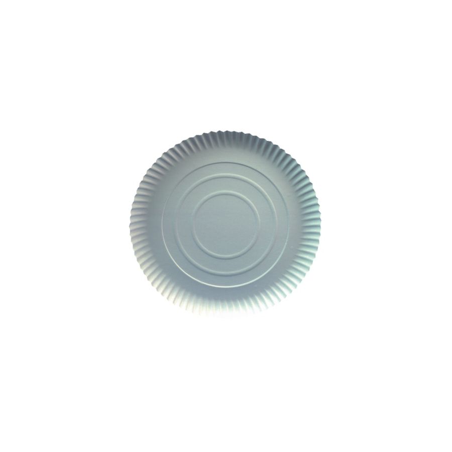Teller, Pappe [ff] rund Ø 24 cm · 2 cm weiss - Bild 1