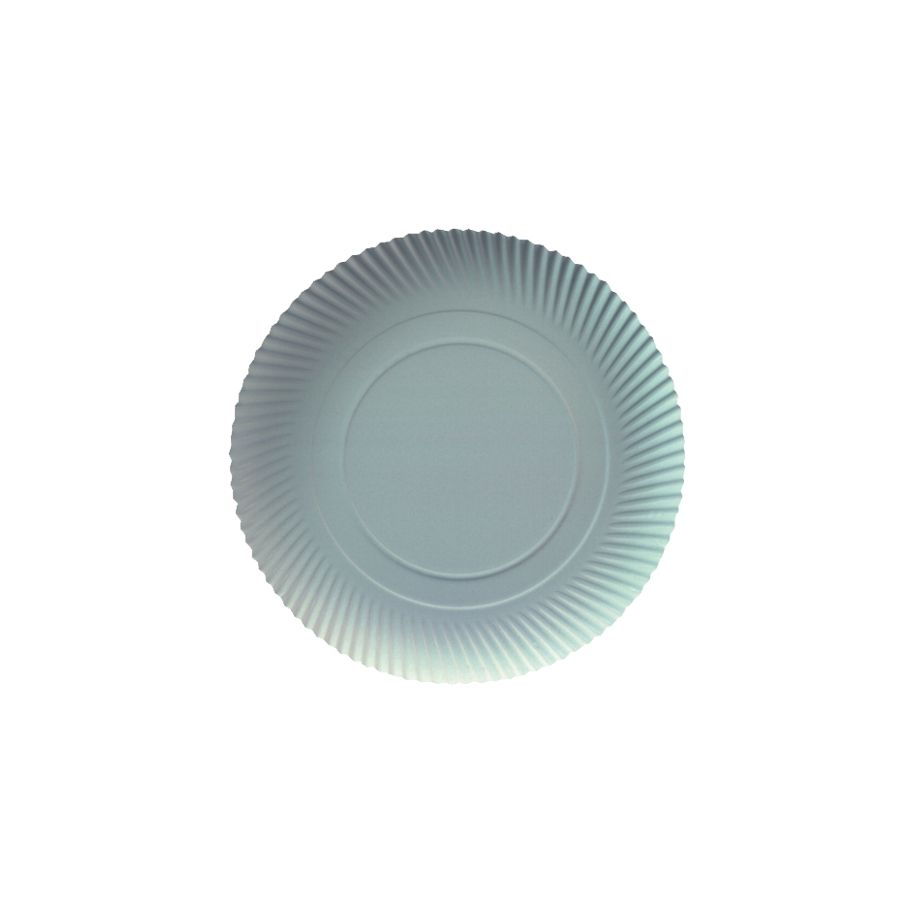 Teller, Pappe [rc] rund Ø 30 cm · 2 cm weiss - Bild 1
