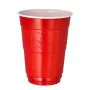 Bierbecher, PS 0,4 l Ø 9,5 cm · 12 cm rot/weiss - Bild 1 thumbnail