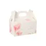 Gebäckschachteln, Pappe eckig 16 x 10 x 9 cm rosé mit Tragegriff - Bild 1 thumbnail