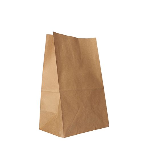 Blockbodenbeutel, Kraftpapier 29,5 cm x 19 cm x 12 cm braun 1