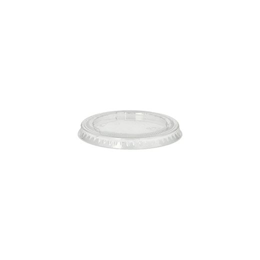 Deckel für Portionsbecher, PLA "pure" rund Ø 6 cm transparent 1