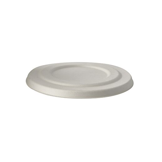 Deckel für Suppenbecher, Zuckerrohr "pure" Ø 14 cm weiss 1