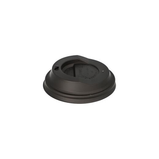 Dom-Deckel, C-PLA "pure" rund Ø 8 cm · 2,1 cm schwarz 1