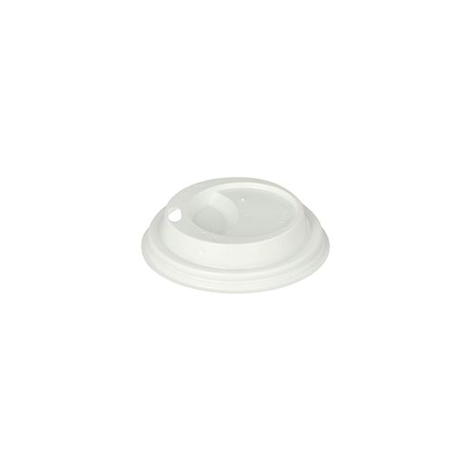 Dom-Deckel, PS "To Go" rund Ø 7,03 cm · 1,8 cm weiss 1