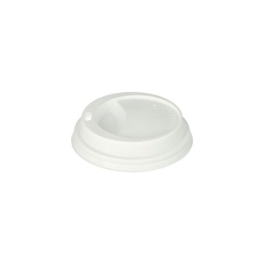 Dom-Deckel, PS "To Go" rund Ø 8 cm · 2 cm weiss 1