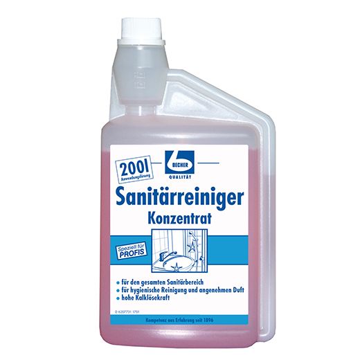 "Dr. Becher" Sanitärreiniger Konzentrat 1 l Dosierflasche 1