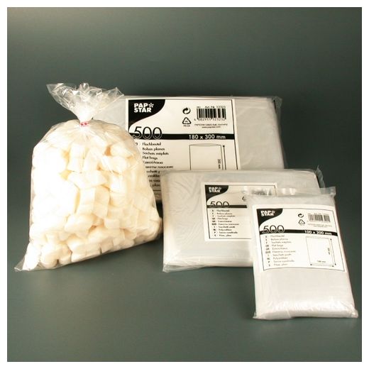 Flachbeutel, LDPE 24 cm x 16 cm transparent 1