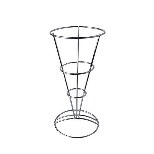 Halter, Metall rund 19,5 cm x 9,5 cm x 9,5 cm für Spitztüten 1