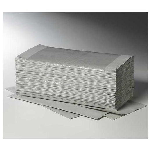Handtuchpapier V-Falz 25 cm x 23 cm grau "Plus L" 1-lagig (20x250) 1