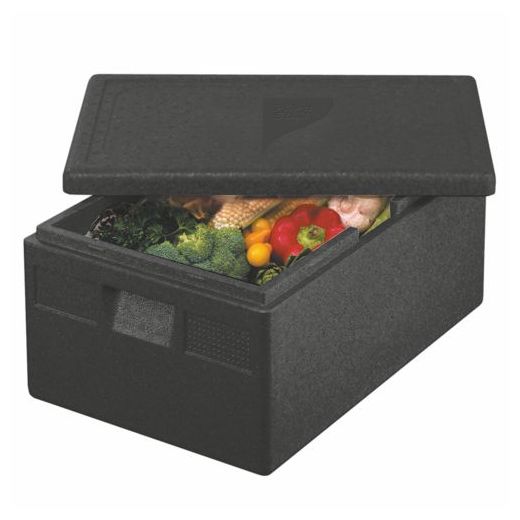 Isolier-Transportbehälter, EPP 68,5 cm x 48,5 cm x 36 cm schwarz "Euro-Norm" 1