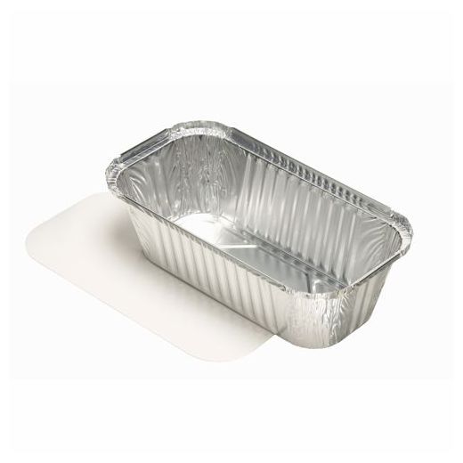 Schalen, Alu + Einlegedeckel, PP-beschichtet eckig 1,5 l 7 cm x 13 cm x 24,2 cm 1