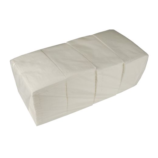 Servietten, 2-lagig 1/8-Falz 33 cm x 33 cm weiss 1