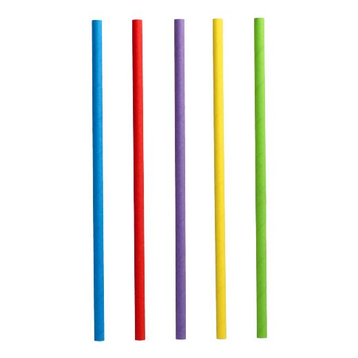 Shake-Halme, Papier Ø 8 mm · 25 cm farbig sortiert 1