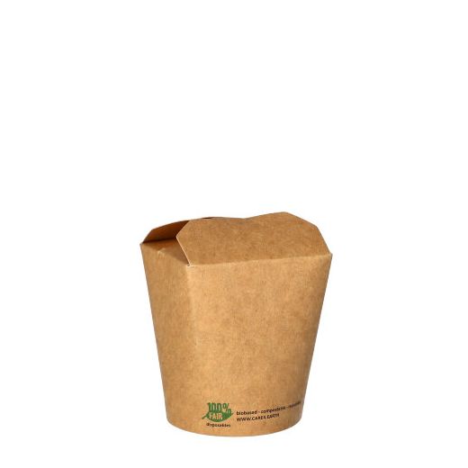 Snackboxen, Pappe "pure" eckig 230 ml 7,5 cm x 6,5 cm x 5,8 cm braun "100% Fair" 1