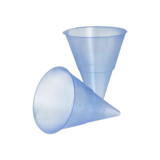 Spitzbecher, PP 115 ml Ø 7,03 cm · 9,5 cm blau Blue Cone 1