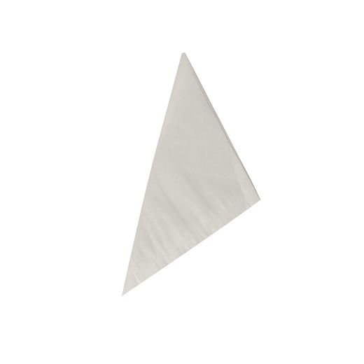 Spitztüten, Pergament-Ersatz 17 cm x 17 cm x 24 cm weiss Füllinhalt 100 g, fettdicht 1