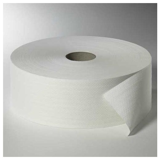 Toilettenpapier, 2-lagiges Tissue Ø 26,5 cm · 420 m x 10 cm weiss "Maxi Rollen" Großrolle 1