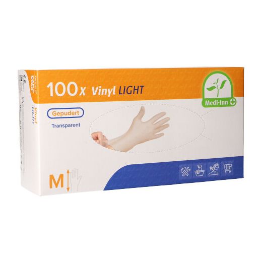 "Medi-Inn® PS" Handschuhe, Vinyl gepudert "Light" Größe M 1