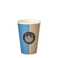 Automatenbecher, Pappe "To Go" 0,18 l Ø 7,03 cm · 9,2 cm blau