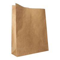 Blockbodenbeutel, Kraftpapier 40 cm x 32 cm x 11 cm braun