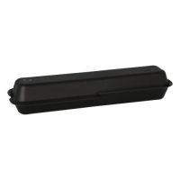 "Circulware by Haval" Mehrweg-Foodboxen 2 cm x 23,4 cm x 5,85 cm schwarz , 2-teilig
