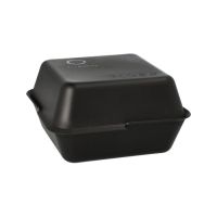 "Circulware by Haval" Mehrweg-Foodboxen 4,3 cm x 15,6 cm x 15,6 cm schwarz , 2-teilig