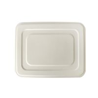 Deckel, Zuckerrohr "pure" 1,4 cm x 22,5 cm x 28,6 cm weiss