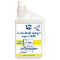 "Dr. Becher" Desinfektions-Reiniger 1 l super F6000 mit Dosierkopf