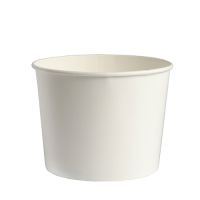 Eisbecher, Pappe rund 500 ml Ø 11 cm · 8,3 cm weiss