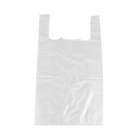 Hemdchen-Tragetaschen, HDPE 48 cm x 27 cm x 12 cm weiss