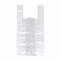 Hemdchen-Tragetaschen, HDPE 55 cm x 22 cm x 15 cm weiss mittel