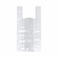 Hemdchen-Tragetaschen, HDPE 48 cm x 22 cm x 12 cm transparent Knotenbeutel