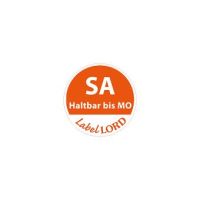 "LabelLord" Etiketten Ø 19 mm gelb "Aqualabel" SA haltbar bis Mo, abwaschbar