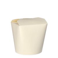 Pastaboxen, Pappe "pure" 750 ml 10 cm x 10 cm x 8,5 cm weiss