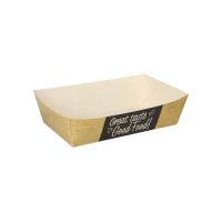 Pommes-Frites-Trays "pure" 3,5 cm x 12 cm x 7 cm "Good Food" mittel