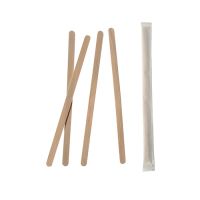 Rührstäbchen, Holz "pure" 14 cm x 6 mm einzeln gehüllt