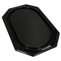 Servierplatten, PET 55 cm x 36 cm schwarz