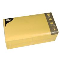 Servietten, 1-lagig 1/4-Falz 33 cm x 33 cm gelb