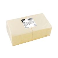 Servietten, 3-lagig 1/4-Falz 24 cm x 24 cm creme