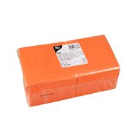 Servietten, 3-lagig 1/4-Falz 24 cm x 24 cm nektarine
