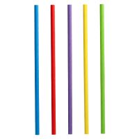 Shake-Halme, Papier Ø 8 mm · 25 cm farbig sortiert