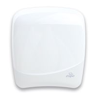 Spender für System-Handtuchrollen 33,5 cm x 22 cm x 32 cm weiss halbautomatisch, Abreißstop bei ca. 24 cm