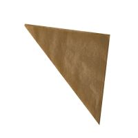 Spitztüten, Pergament-Ersatz 32,5 cm x 23 cm x 23 cm braun Füllinhalt 250 g, fettdicht